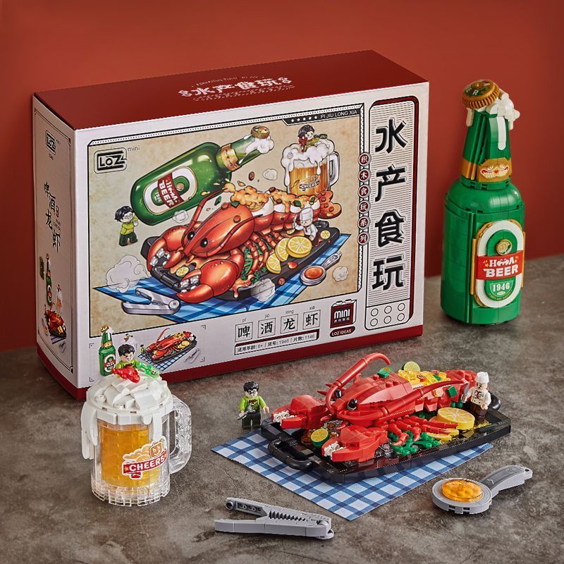 Mô Hình Đồ Chơi Lắp Ráp Hình Tôm Hùm Lớn Mùa Hè Sáng Tạo Trang Trí Tiệc Nướng Bbq Cho Bé Trai Bé Gái