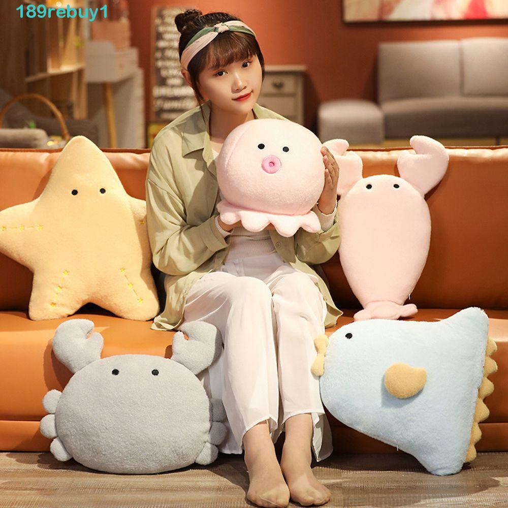 Đồ Chơi Nhồi Bông Hình Cua Biển Dễ Thương Mềm Mại REBUY1