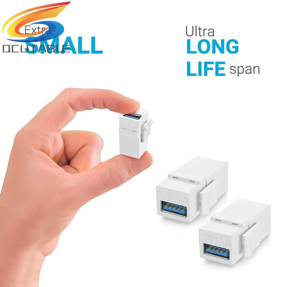 Giắc Cắm Chuyển Đổi USB 3.0 Keystone Female Sang Female