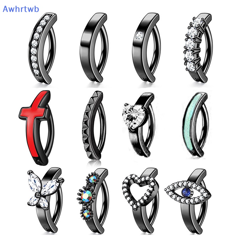 Khuyên Rốn Bằng Thép Không Gỉ Đính Đá Zircon Mới