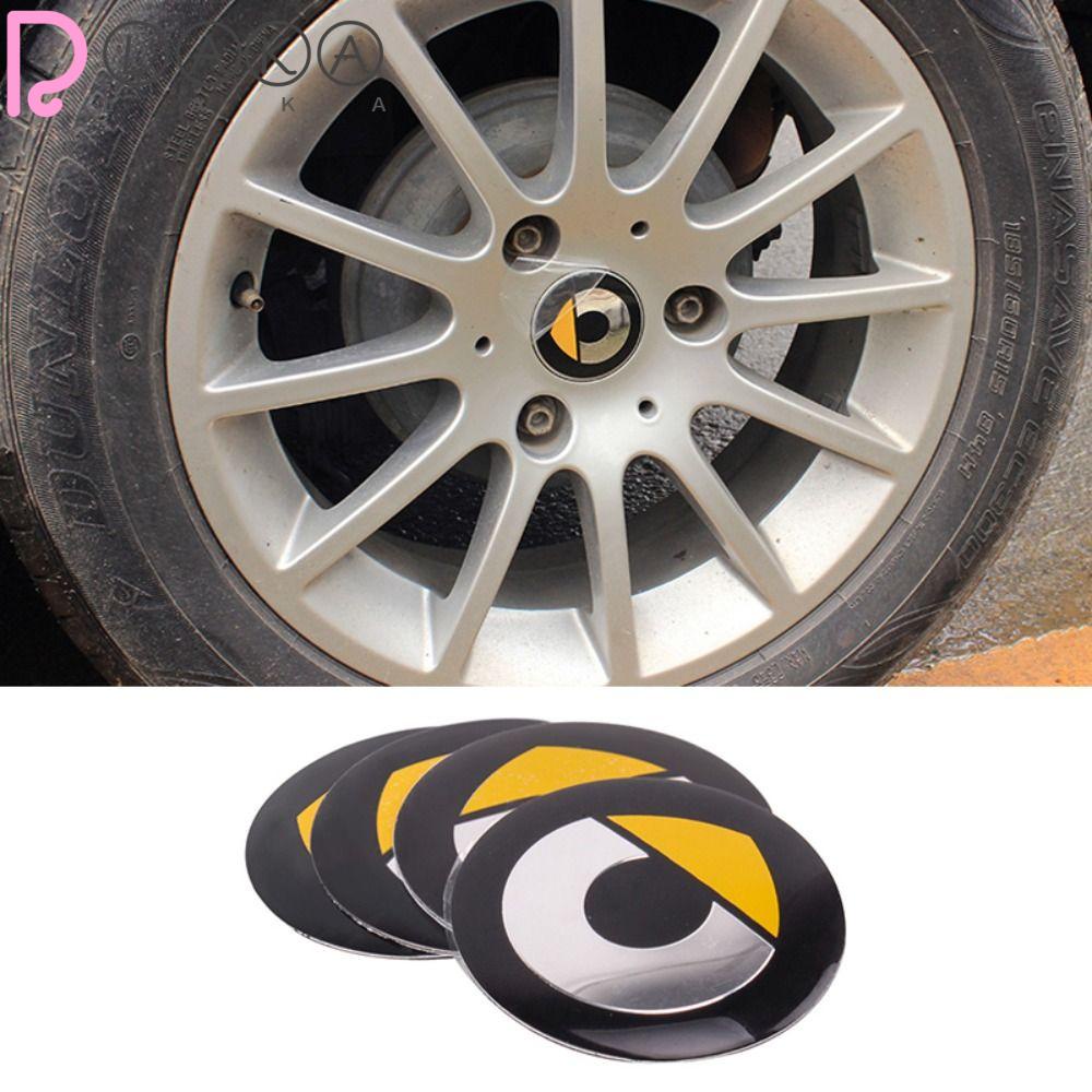 5 Miếng Dán Trang Trí Bánh Xe Hơi 56mm Chất Lượng Cao