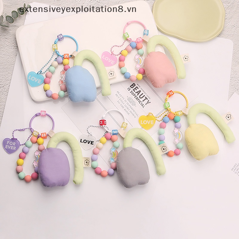 Móc Khóa Chuỗi Hạt Màu Kẹo Hình Hoa Tulip
