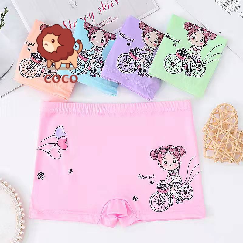 Quần Lót Boxer Họa Tiết Hoạt Hình Dễ Thương Cho Bé