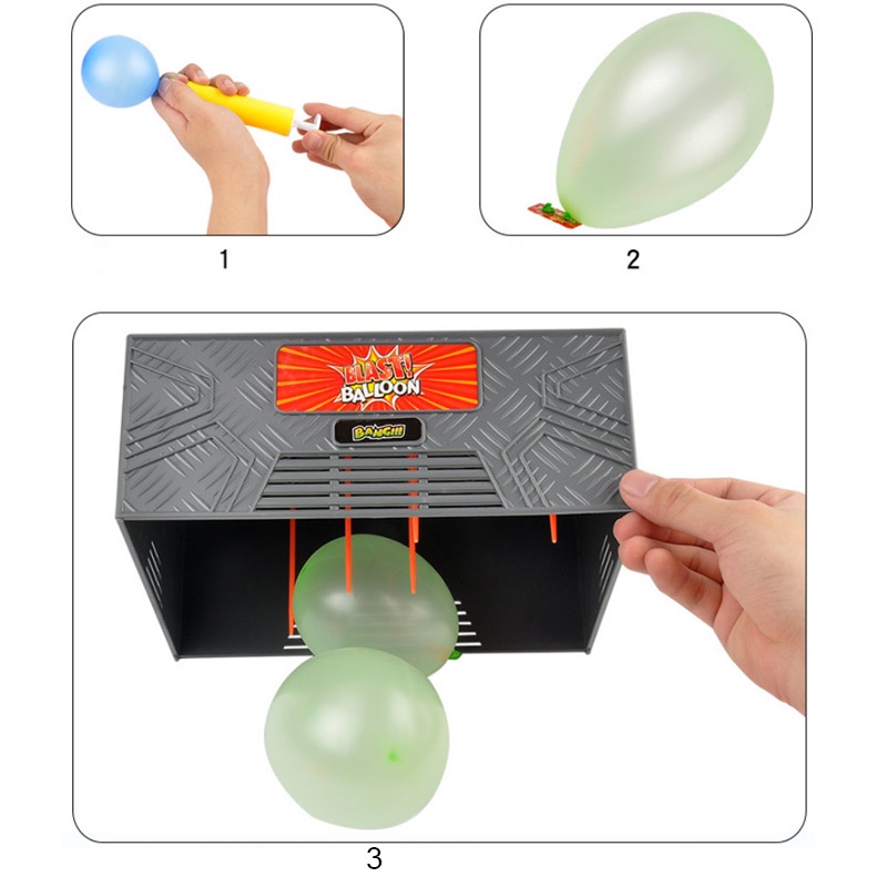 Bang Blast Box Bóng Nổ Đồ Chơi Lừa Dối Trò Chơi Gia Đình Vui Nhộn Prank Đảng Ủng Hộ