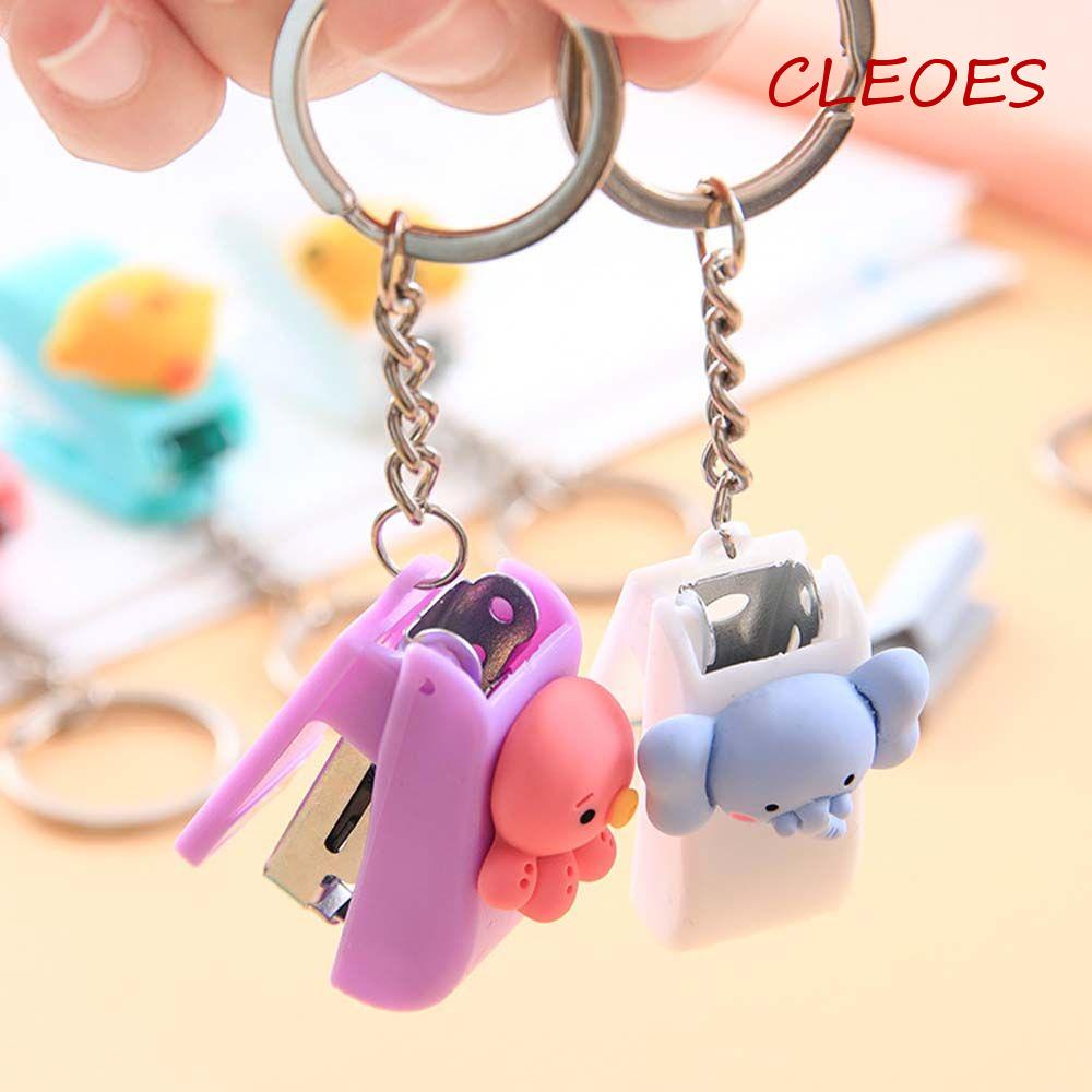 Cleoes Móc Khóa Mini Họa Tiết Hoạt Hình Dễ Thương Sáng Tạo Cho Học Sinh