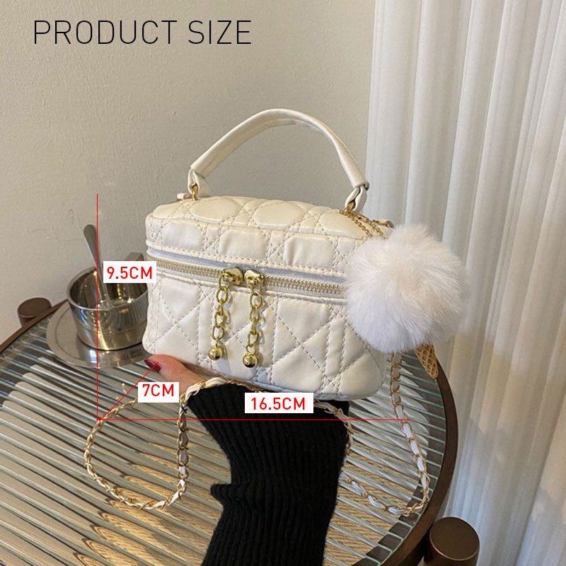 Túi Đeo Chéo Mini Có Khóa Kéo Màu Kẹo Phong Cách Hàn Quốc Dễ Thương Thời Trang Cho Nữ