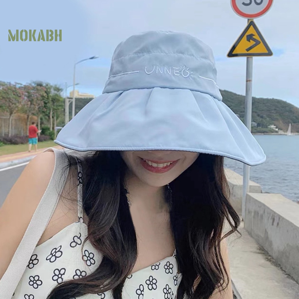 Nón Tai Bèo Vành Rộng Mềm Mại Chống Gió Thời Trang Mùa Hè Cho Nữ