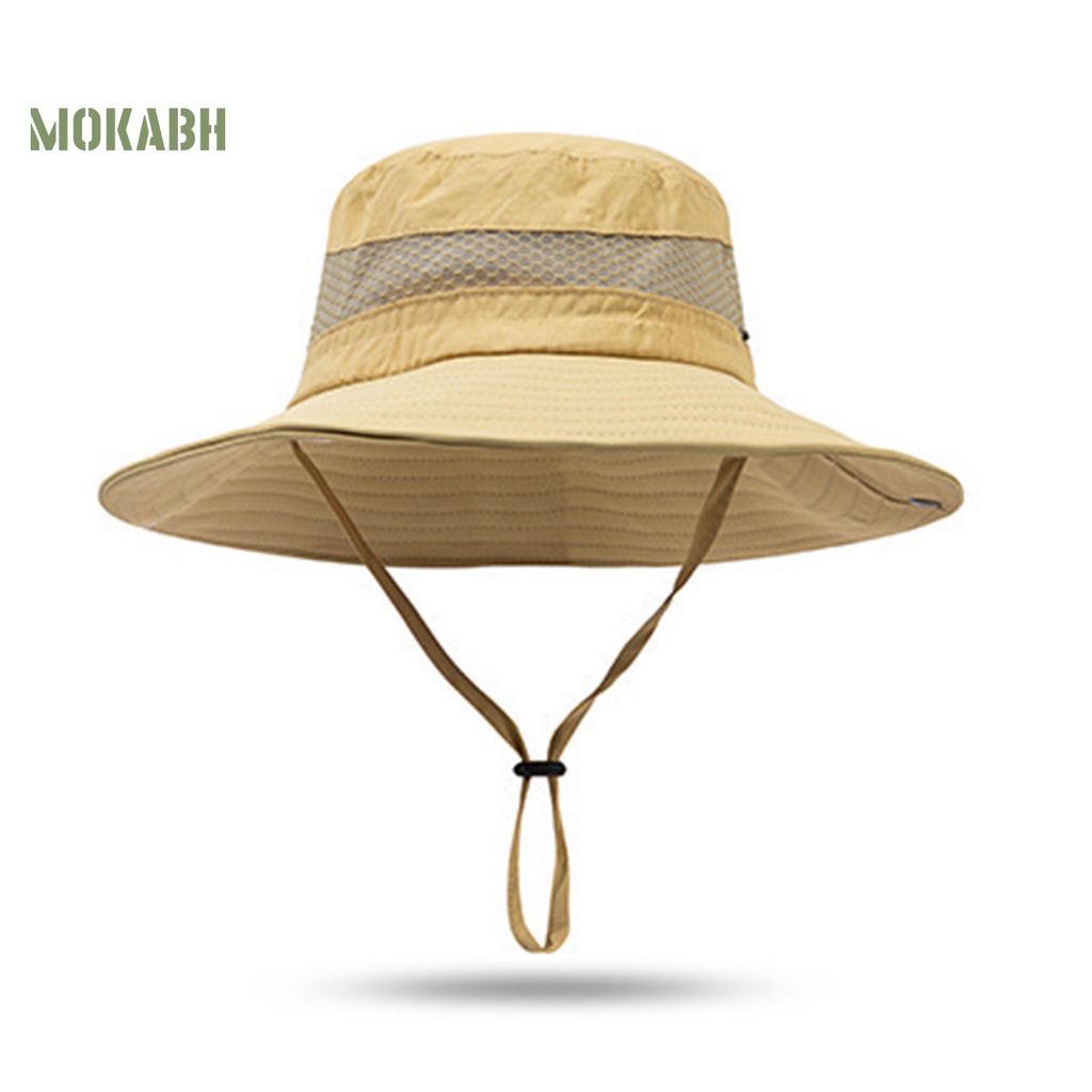 Mũ Xô Dây Rút Co Giãn Thoáng Khí Chống Nắng Chống Nước Dùng Khi Đi Câu Cá Ngoài Trời
