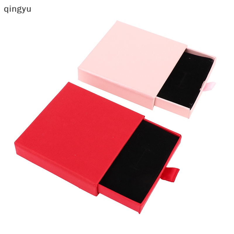 Qingyu Hộp Giấy Kraft Đựng Trang Sức / Vòng Cổ / Quà Tặng