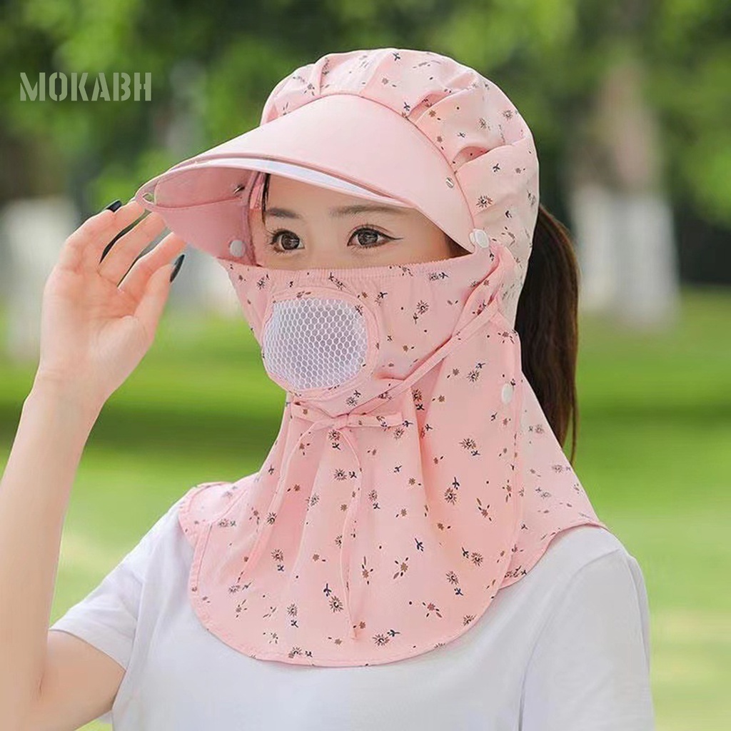 Nón Tai Bèo Cột Dây Thoáng Khí In Họa Tiết Hoa Có Thể Tháo Rời