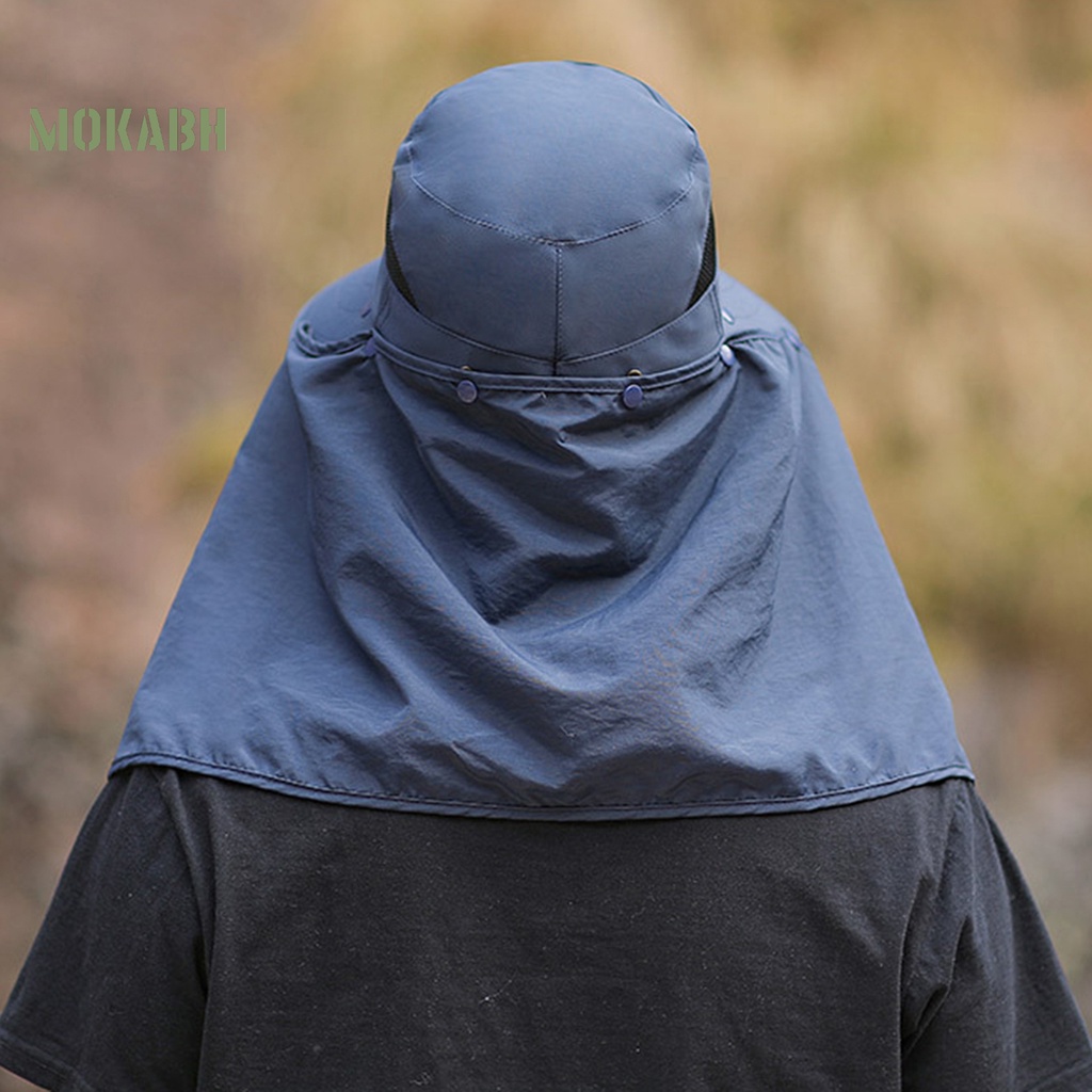 Mũ Lưỡi Trai Màu Trơn Thiết Kế Rỗng Thoáng Khí Chống Tia UV Thời Trang Cho Nam