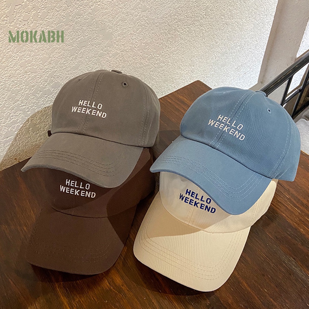 Mũ Lưỡi Trai Thêu Chữ Phong Cách Nhật Bản Thời Trang Xuân Hè Cho Nữ