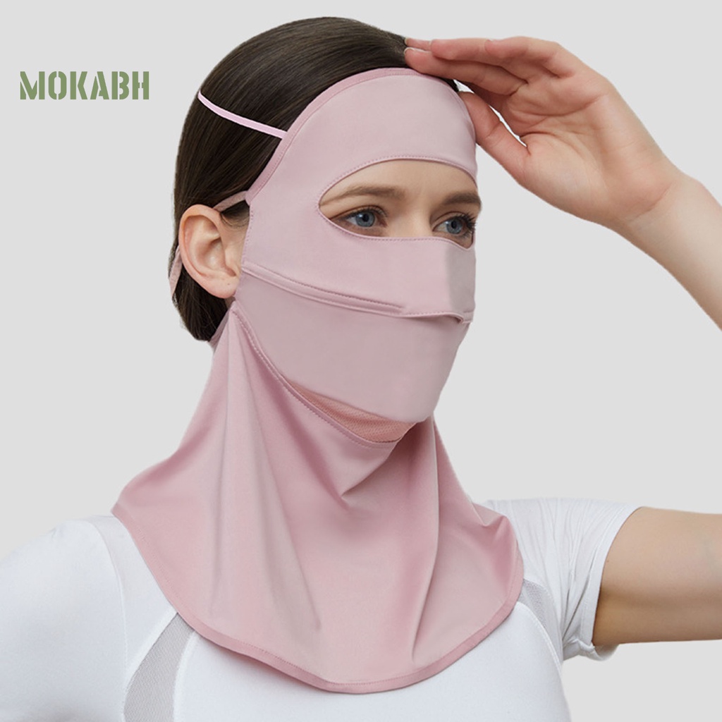 Khẩu Trang Chống Nắng Mok Abh Thân Thiện Với Làn Da Chống Rơi Và Tia UV Có Thể Điều Chỉnh