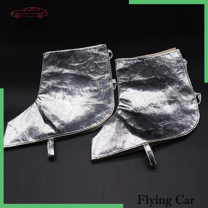 Set 2 Tạp Dề Lá Nhôm Bảo Vệ Chân Dùng Trong Phòng Thí Nghiệm / Cá