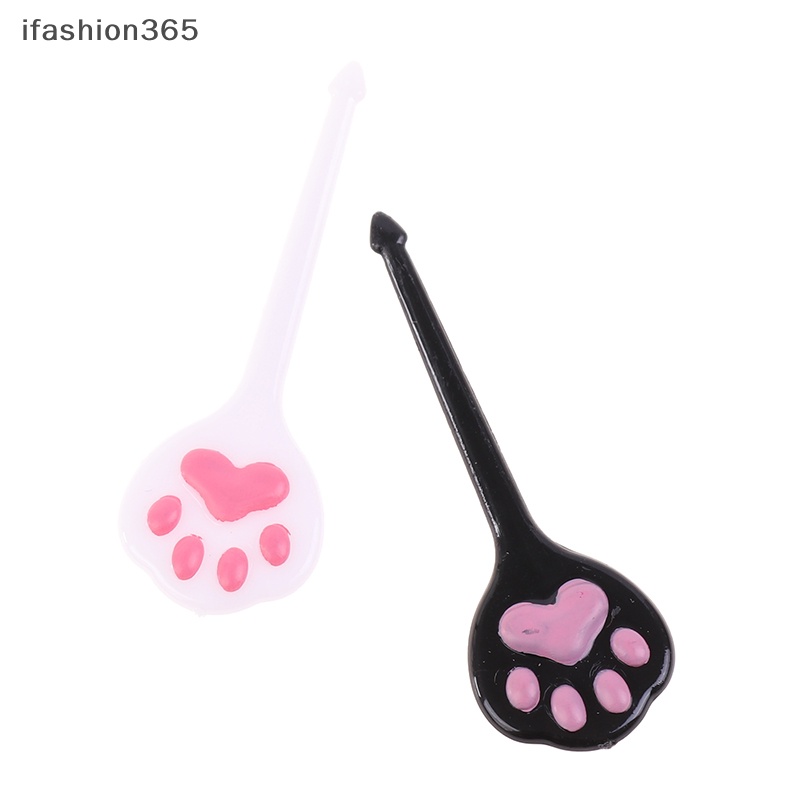 Set 8 Nĩa Ăn Trái Cây Hình Chân Mèo Đáng Yêu Thời Trang ifashion365