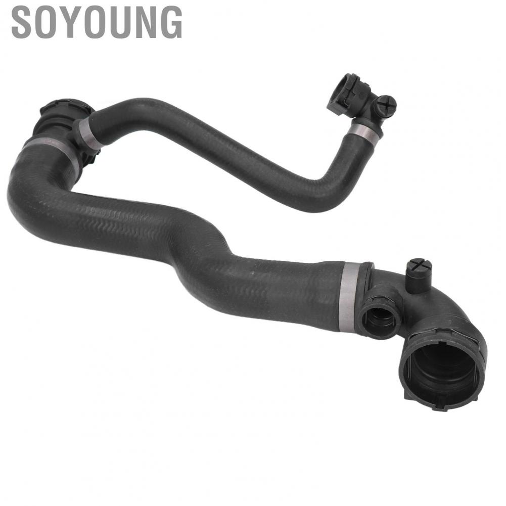 Soyoung Top Coolant Tube 17127520668  Black ABS Upper Radiator Hose for Car