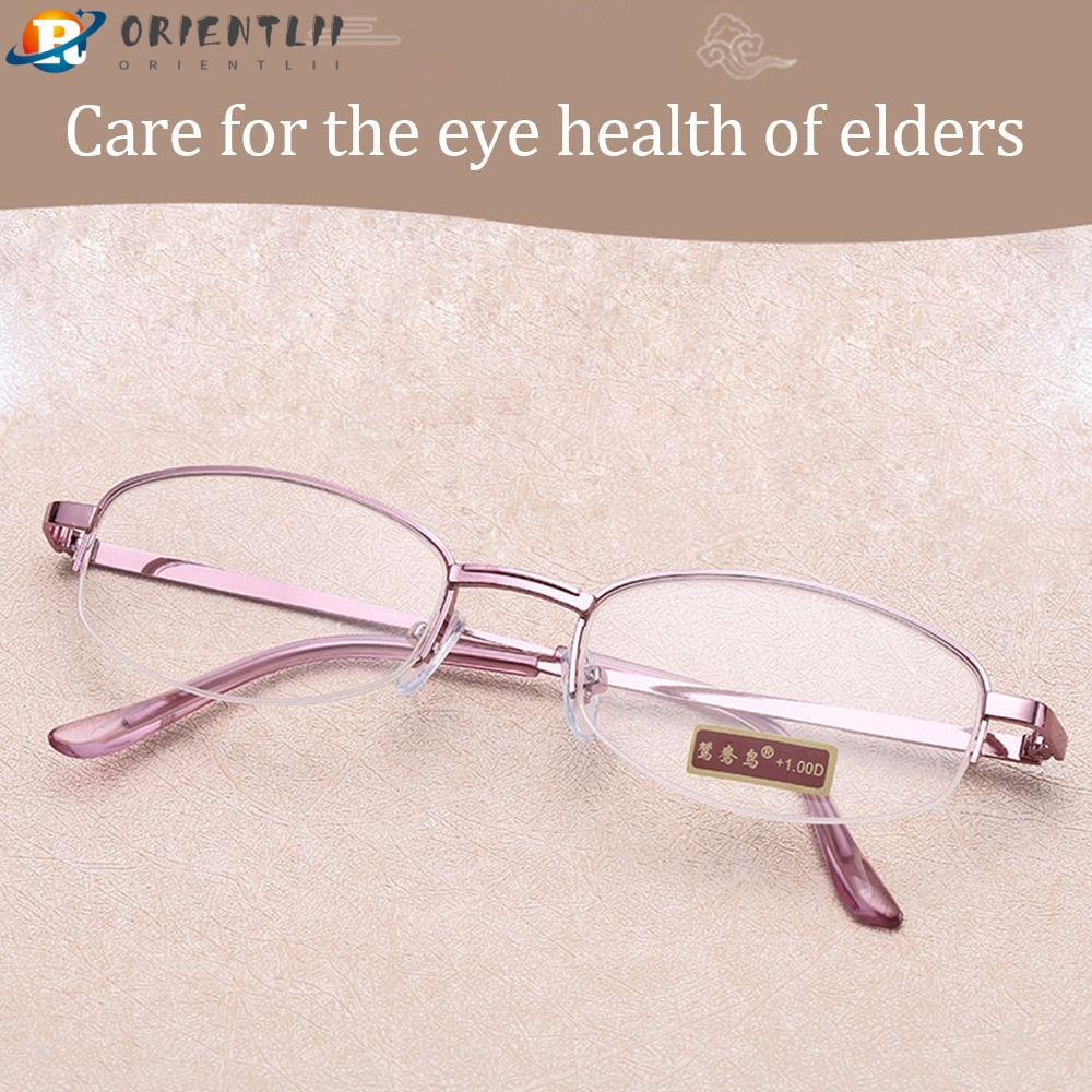 Kính Đọc Sách Nửa Gọng Cổ Điển Chống Mỏi Mắt Dành Cho Nữ