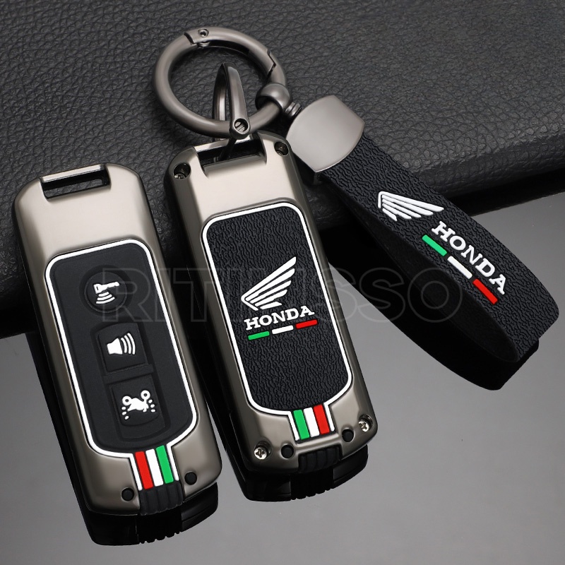 Vỏ Bọc Chìa Khóa Bằng Hợp Kim Kẽm Cho Honda Forza 250 350 X-ADV 750 SH150i Super Cup SH300 150 PCX 125 SH125 Jpav150 2020 2021