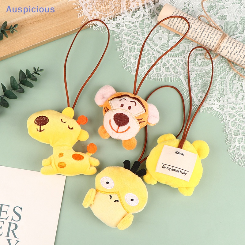 Móc Chìa Khóa / Tên / Gấu / Hươu Cao Cổ / Vịt Nhồi Bông Chống Thất Lạc Dễ Thương Tiện Dụng
