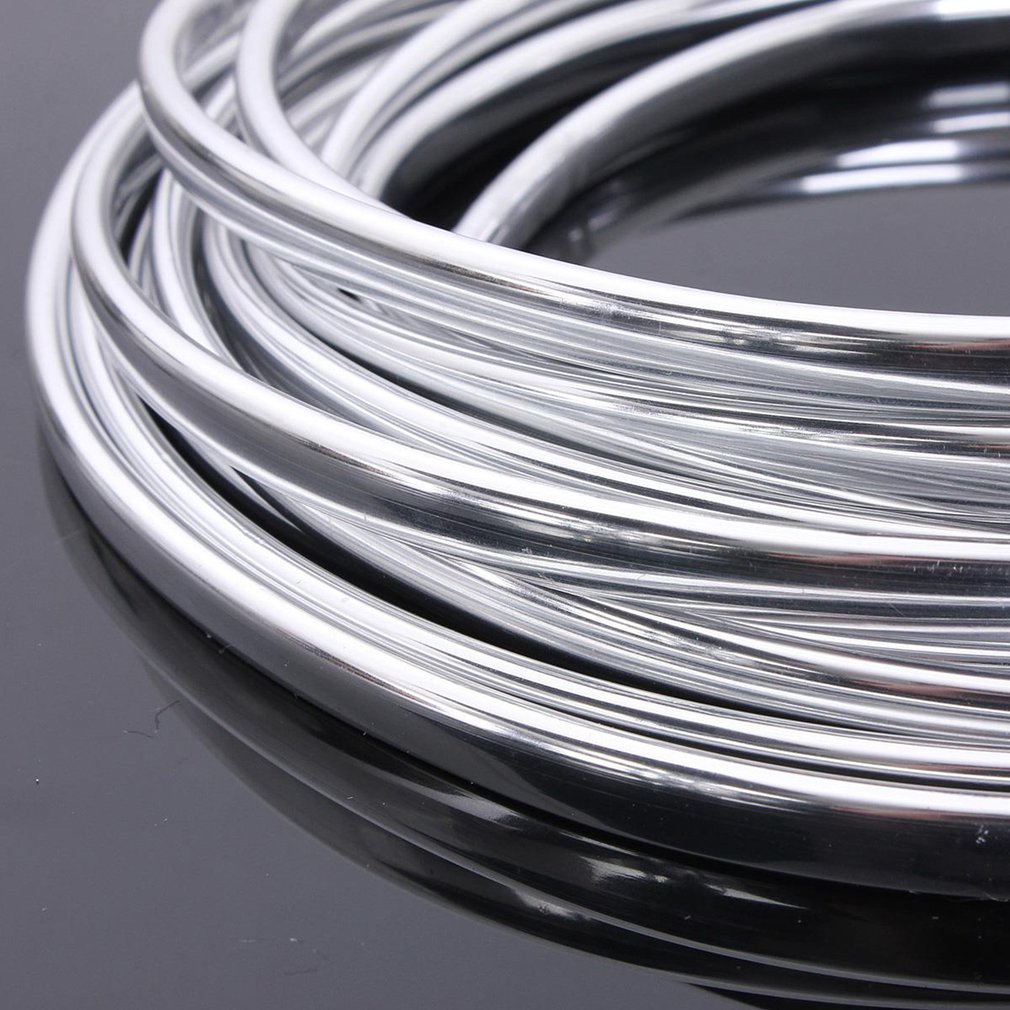 New 6M Chrome Moulding Trim Strip Car Door Edge Scratch Guard Protector Cover Roll [Q/12]