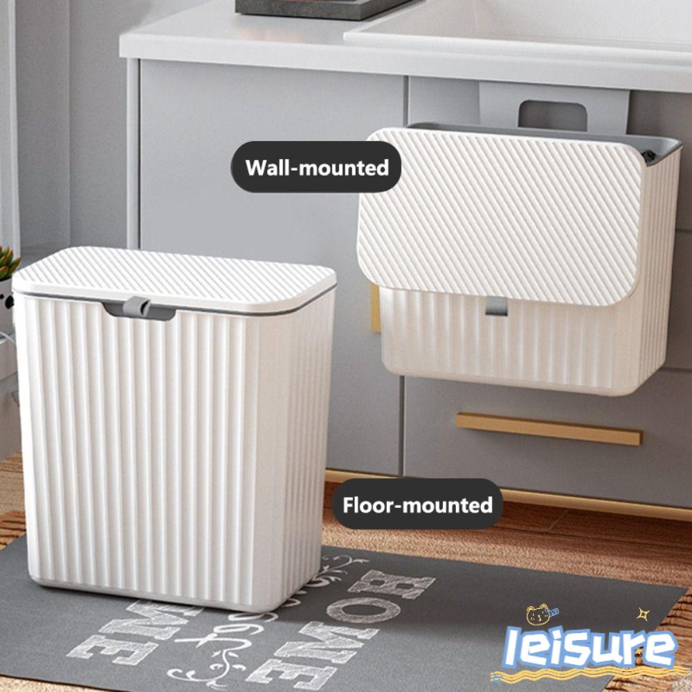 Thùng Rác Gắn Tường Có Nắp Đậy Tiện Dụng Cho Gia Đình