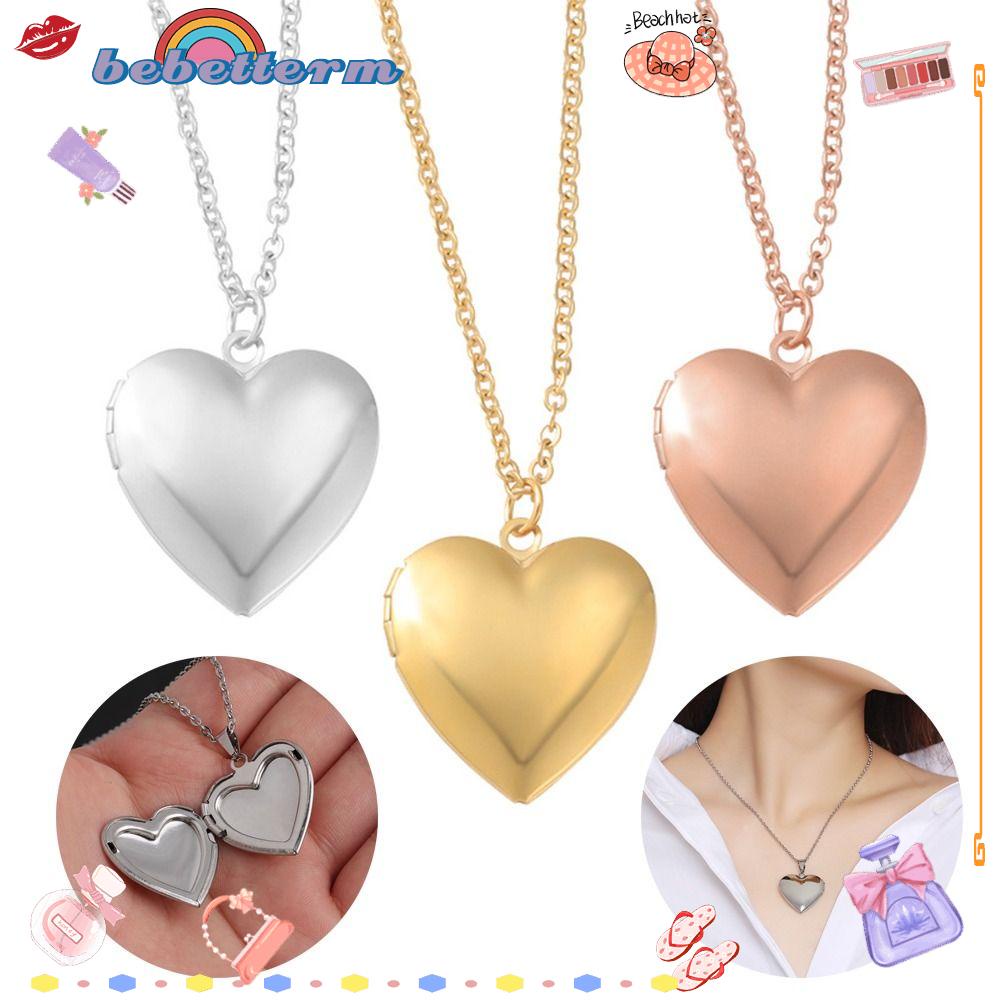 Bộ 2 Dây Chuyền Mặt Khung Ảnh Tráng Gương Bóng Bẩy