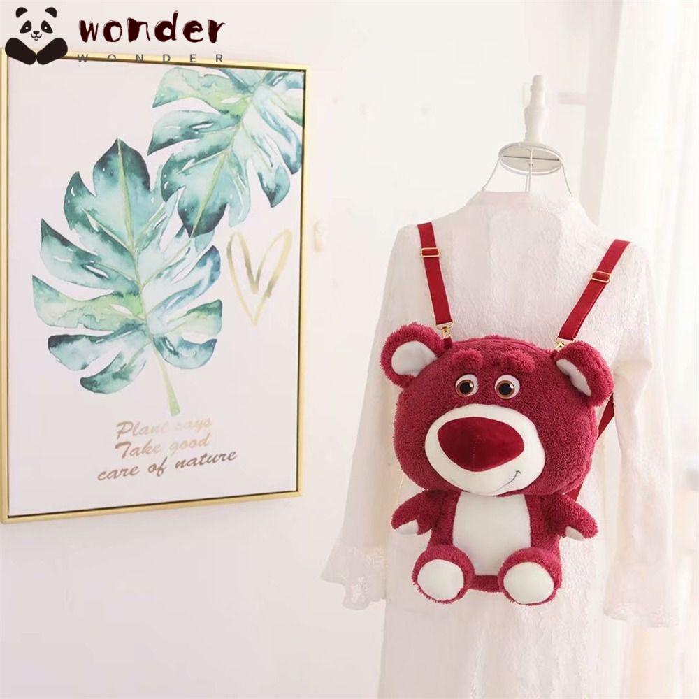 Túi Đeo Chéo Hình Búp Bê Nhồi Bông Dễ Thương Cho Bé