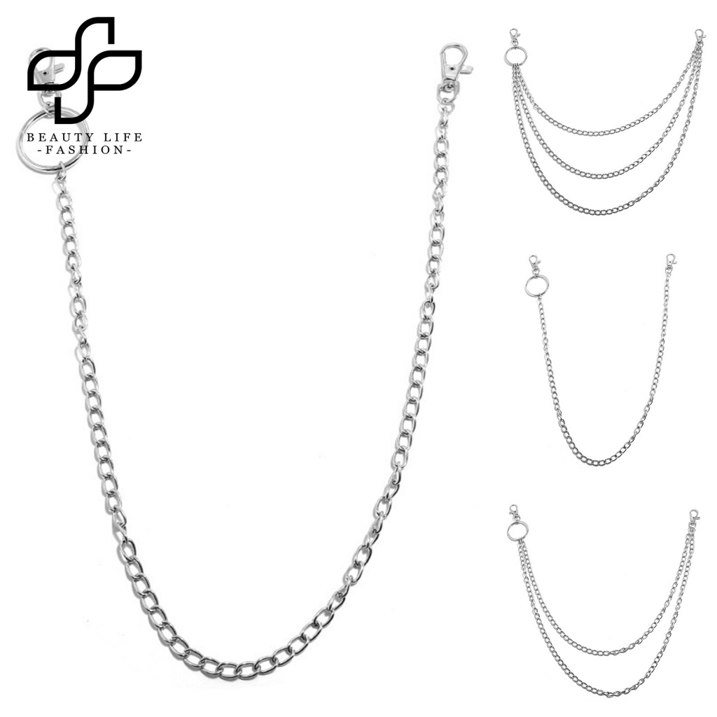 Dây Thắt Lưng Nhiều Lớp Trọng Lượng Nhẹ Phong Cách Hip Hop Cho Nam Và Nữ