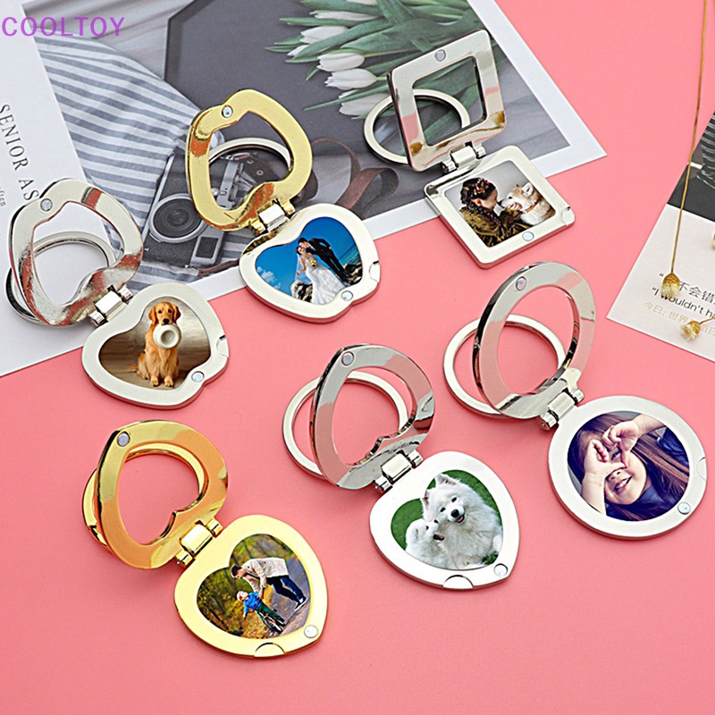 Móc Khóa Khung Ảnh Kim Loại Rỗng Sáng Tạo Cá Tính
