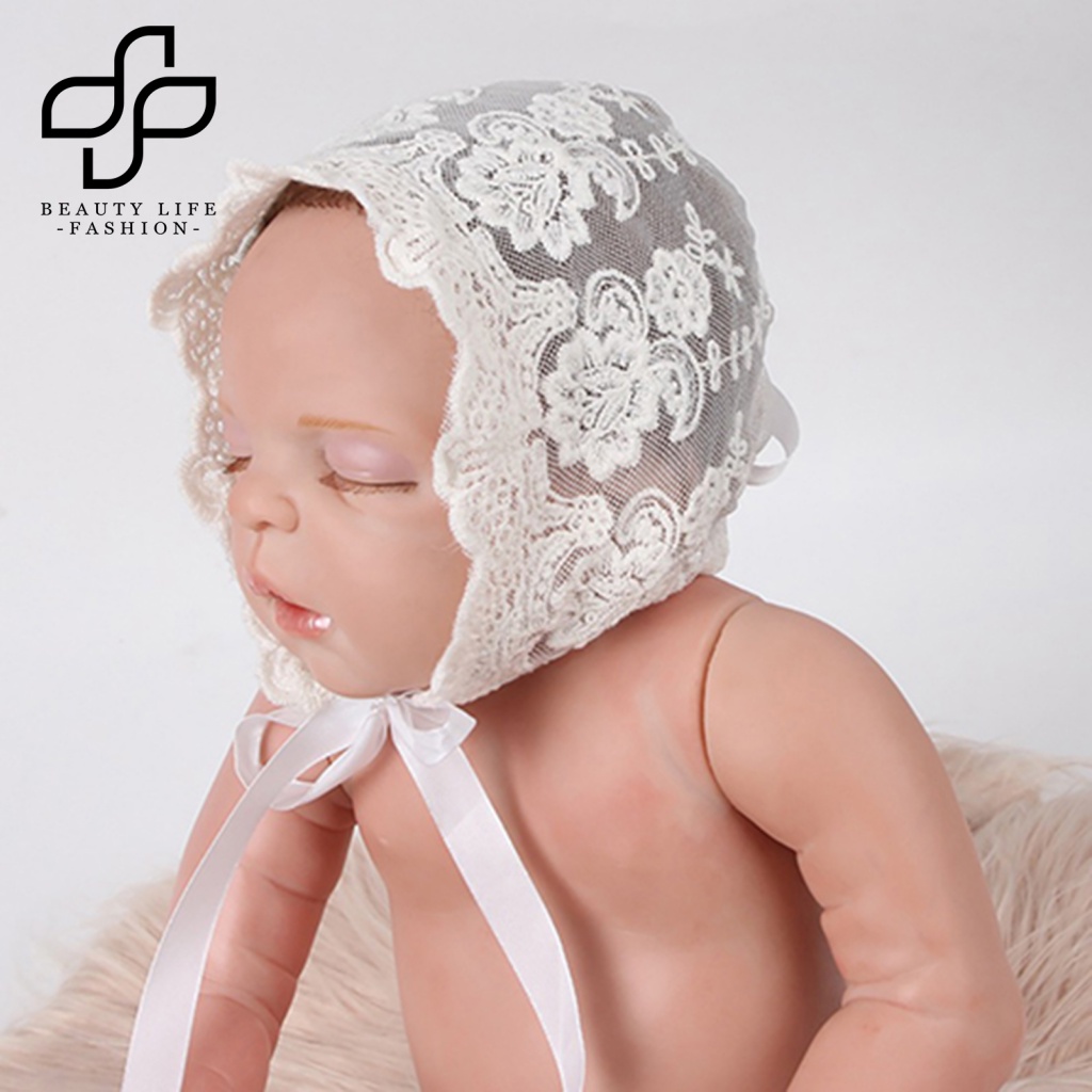 Nón Cotton Phối Ren Xinh Xắn Dành Cho Bé Trai Và Bé Gái