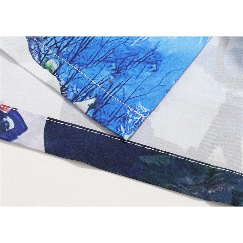 Z-a88r-a &amp; - Áo Sơ Mi Ngắn Tay In Hình Cuộc Sống Đẹp Cao Cấp Thời Trang Đường Phố Mới Nhất