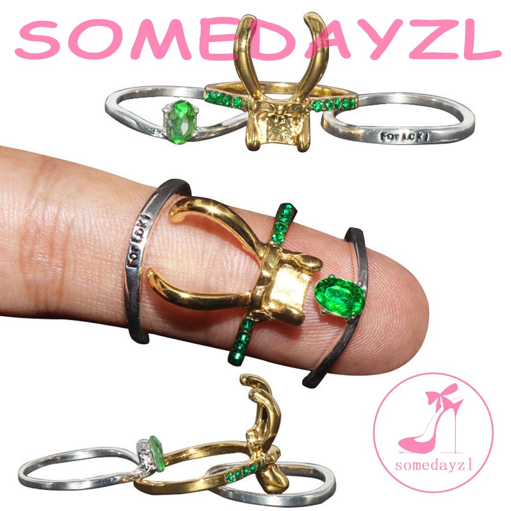 Nhẫn Ba Trong Một Phong Cách Punk Cổ Điển Sáng Tạo Dành Cho Nam Và Nữ|Phụ Kiện Phim Chuyên Dụng Chất Lượng