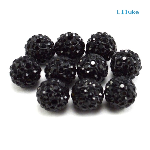 Set 20 Hạt Đá 10mm Nhiều Màu Sắc Dùng Làm Trang Sức Thủ Công