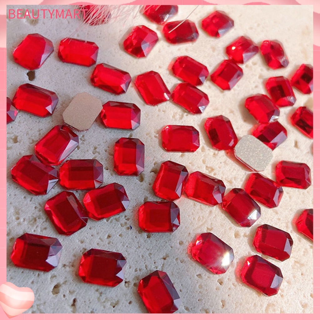 Bộ 10 Đá Trang Trí Móng Tay 2 Màu Sắc Tùy Chọn DIY Dành Cho Nữ