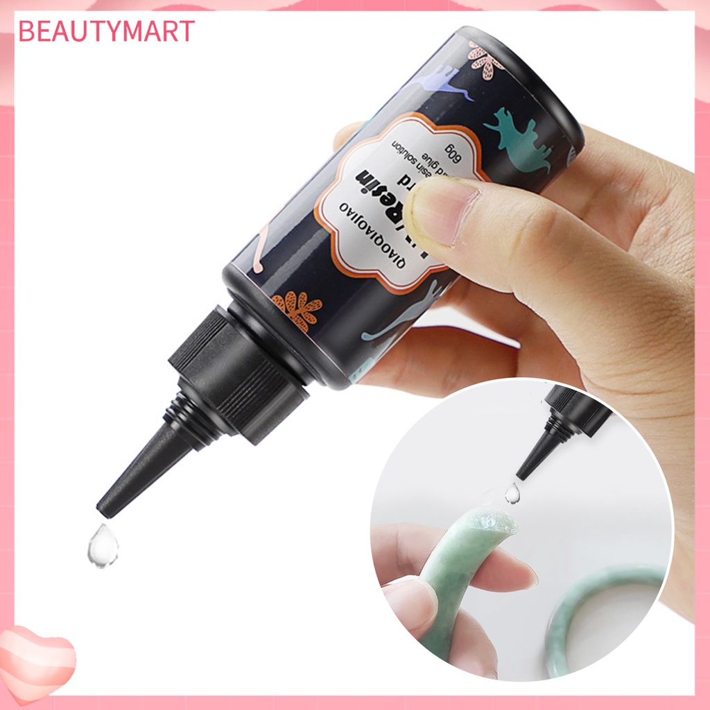 Keo Resin UV Resin Tự Nhiên Gọn Nhẹ An Toàn Cho Nữ 15 / 25 / 60g