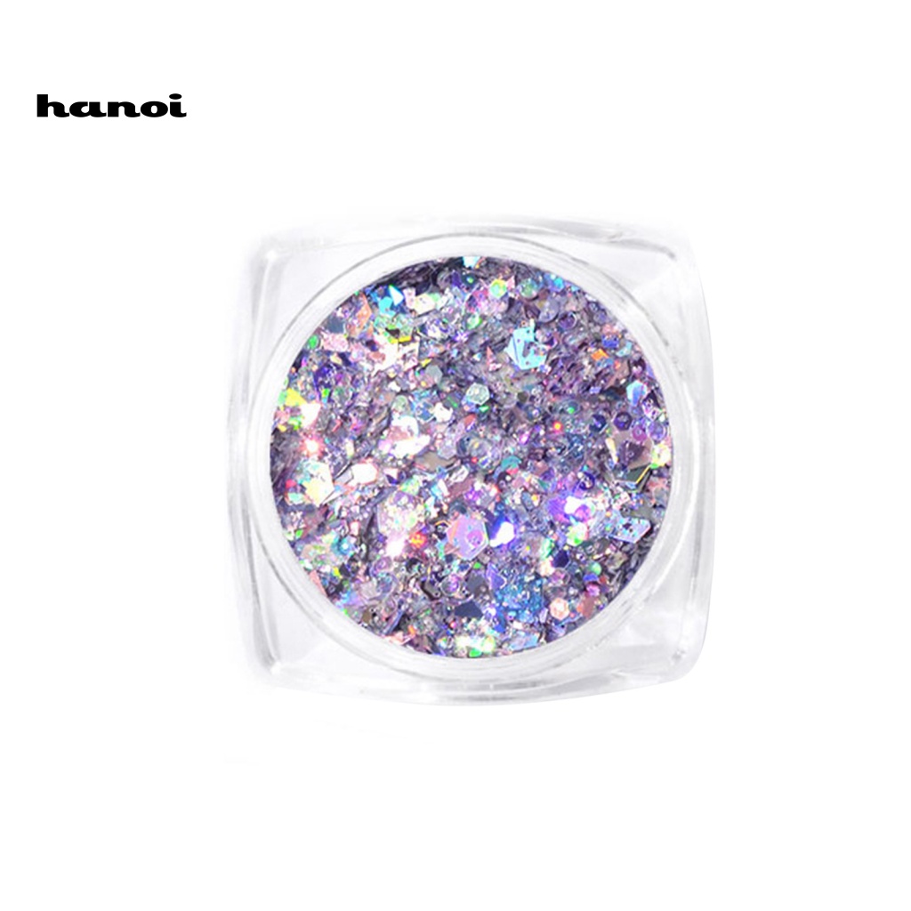 1 Lọ Kim Tuyến Lục Giác Siêu Mỏng Chống Nứt Nhiều Màu Sắc Trang Trí Móng Nghệ Thuật