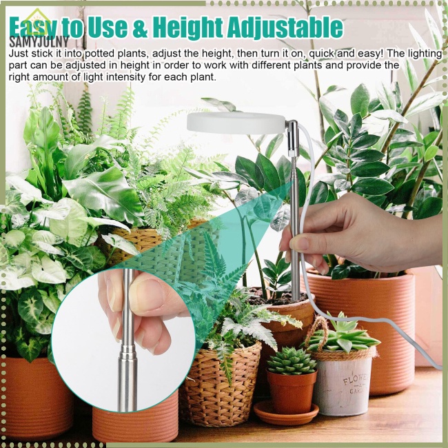 Đèn Led Trồng Cây Trong Nhà Có Thể Thu Gọn Toàn Diện