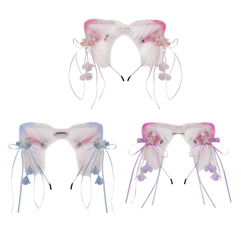 Flgo Băng Đô Tai Mèo Hoạt Hình Đáng Yêu Dành Cho Nữ Chụp Ảnh