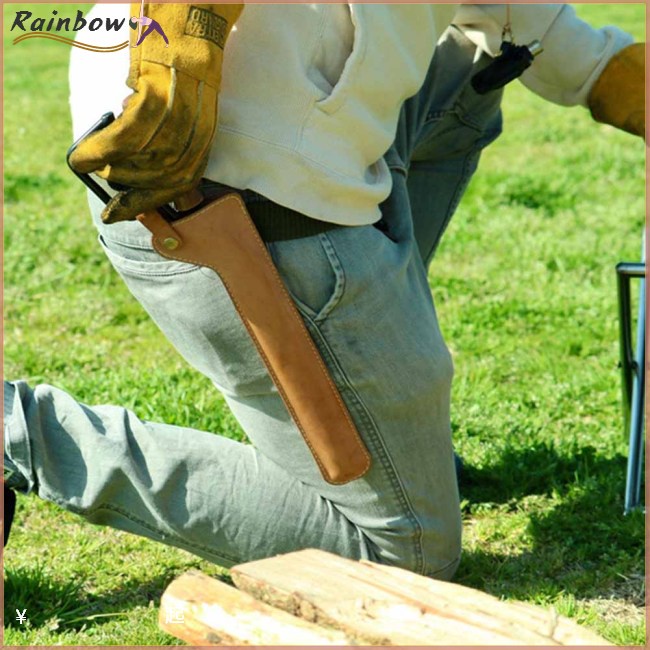 [COD] Kẹp Bao Da Thắt Lưng Đựng Đồ Dùng Cắm Trại Chống Bỏng