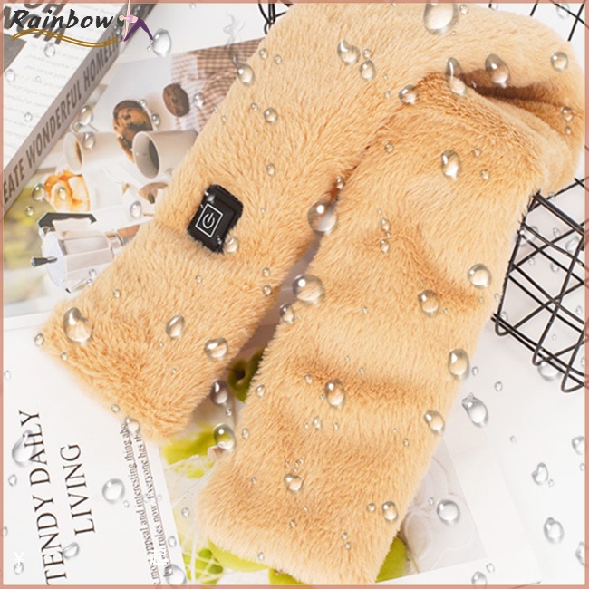 Khăn Choàng Cổ Sưởi Ấm Bằng Điện 3 Mức Độ Điều Khiển Nhiệt Độ Kèm Sạc Usb Tiện Dụng