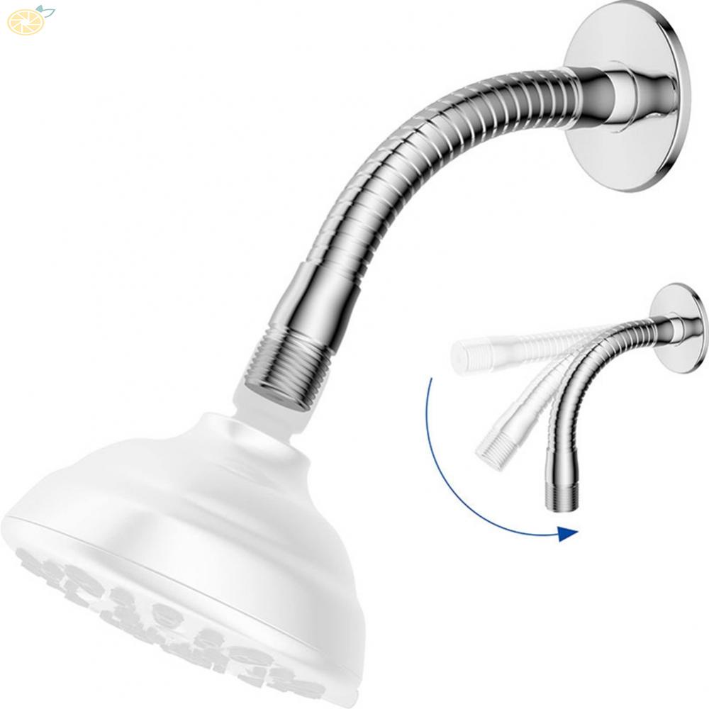 【VARSTR】Shower Tube Stainless Steel Swivel 10*5*5cm Adjustable Chrome Fixtures