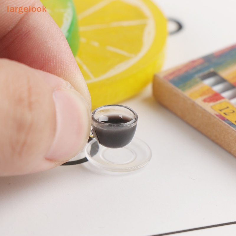 Bộ Cốc Cà Phê Mini Tỉ Lệ 1: 12 Dùng Trang Trí Nhà Búp Bê