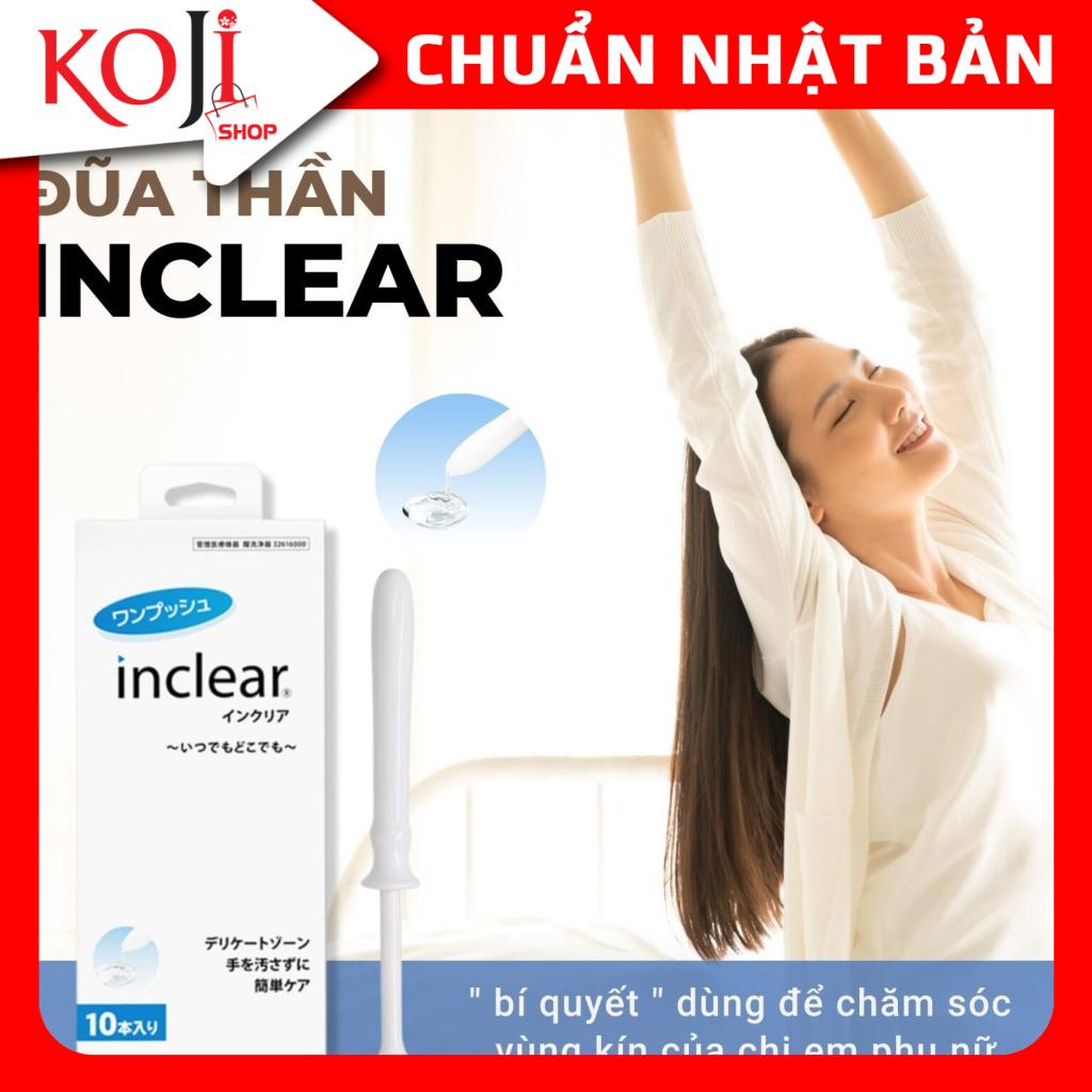 Đũa Thần Inclear Nhật Bản - Gel Phụ Khoa Hộp 10 cái