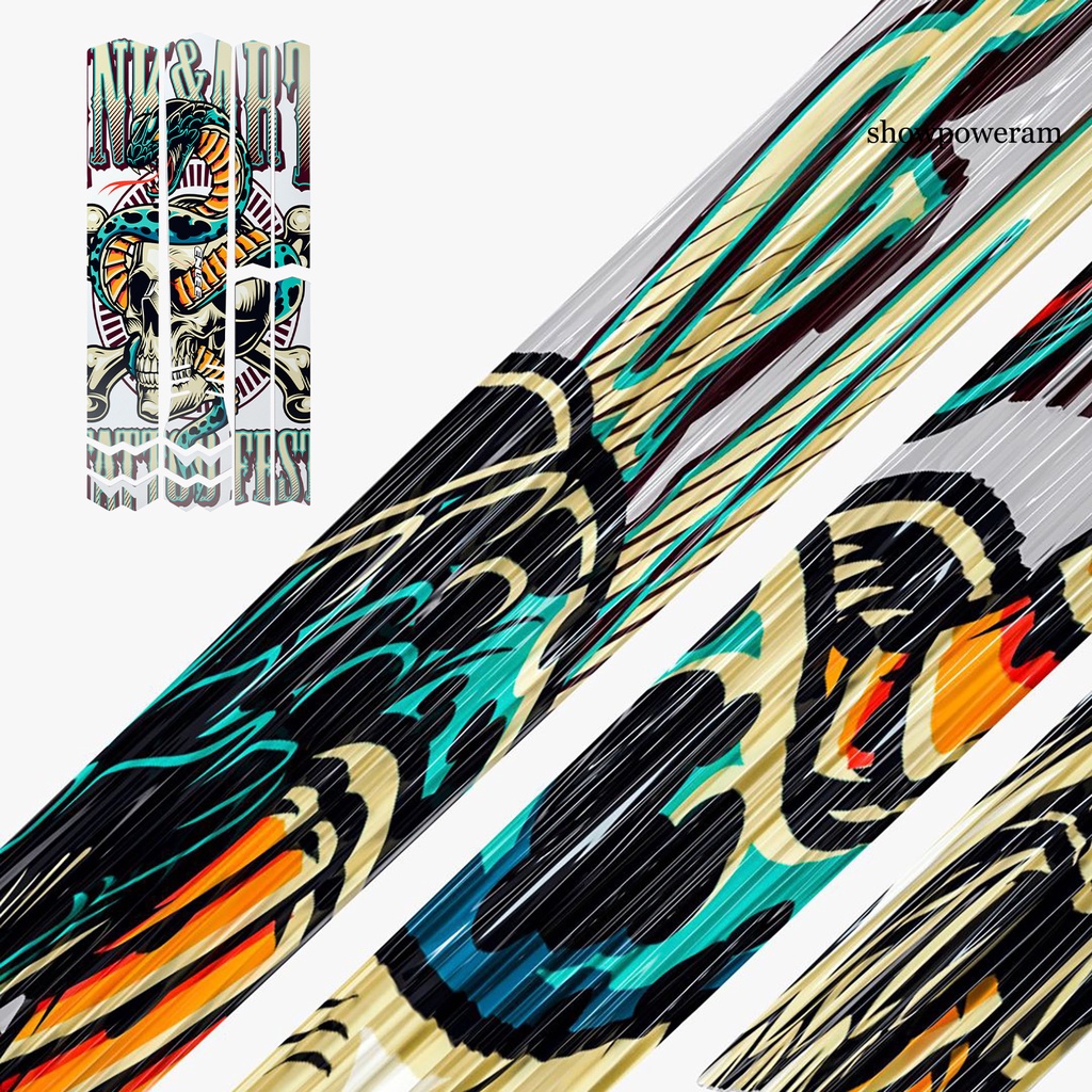 Bộ Miếng Dán Trang Trí Khung Xe Đạp SP-1 Bằng TPU Chống Nước Chống Trầy Xước Họa Tiết Hoạt Hình