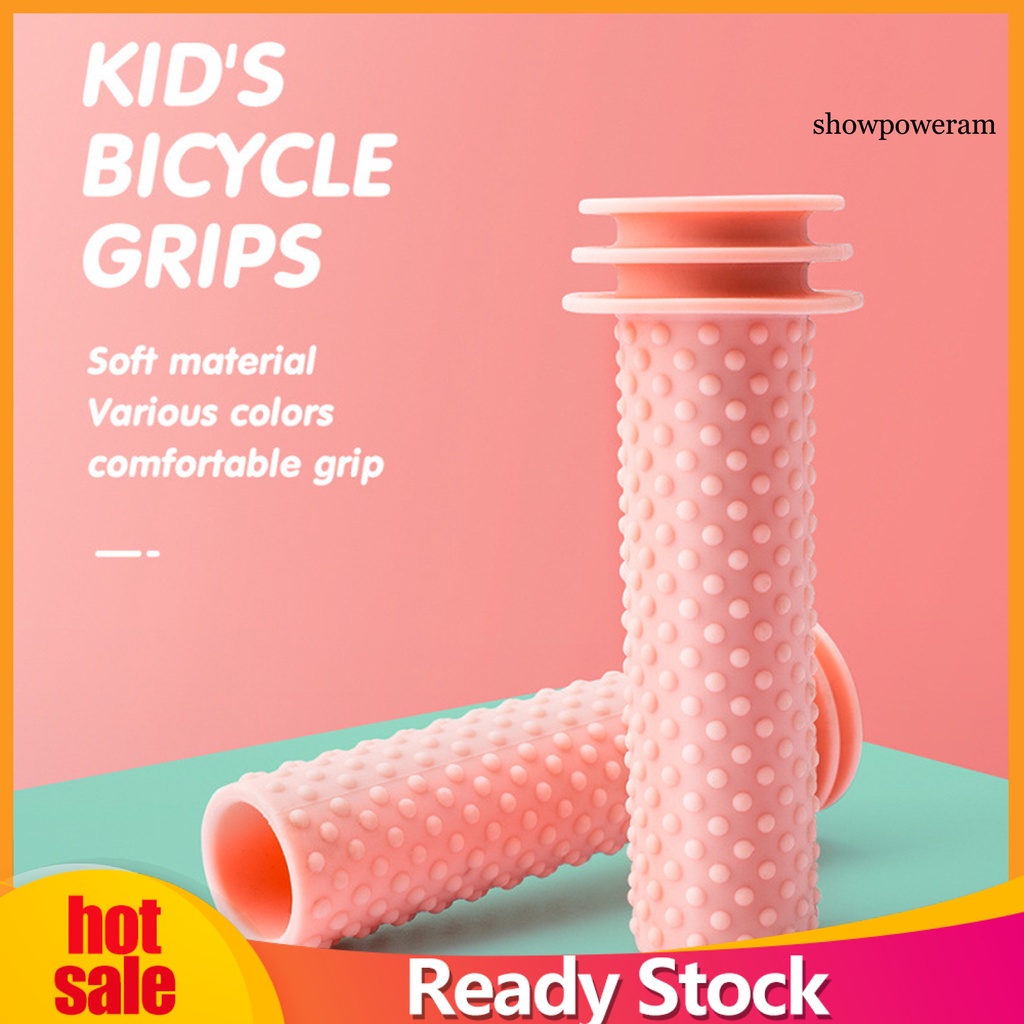 1 Cặp Vỏ Bọc Tay Lái Xe Đạp Bằng Silicon Mềm Chống Trượt