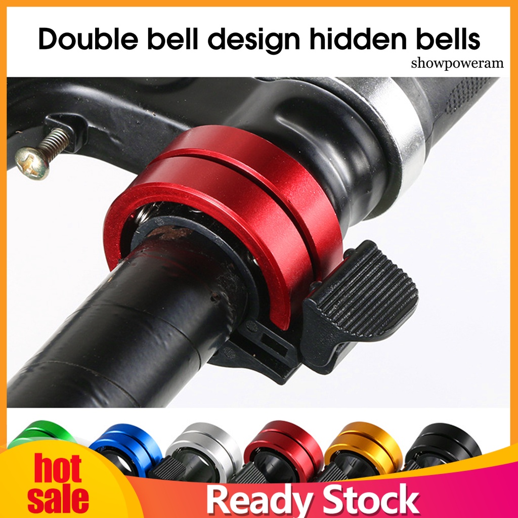 Chuông Hợp Kim Nhôm Gắn Tay Lái Xe Đạp Leo Núi Thiết Kế Trong Suốt SP-Dual