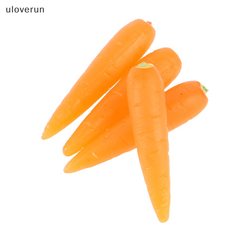 Set 10 Cà Rốt Bằng Nhựa Xinh Xắn Dùng Để Trang Trí Nhà Búp Bê