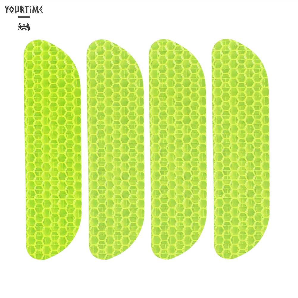 Bộ 4 Miếng Dán Phản Quang Cảnh Báo Mở Cửa Xe Hơi