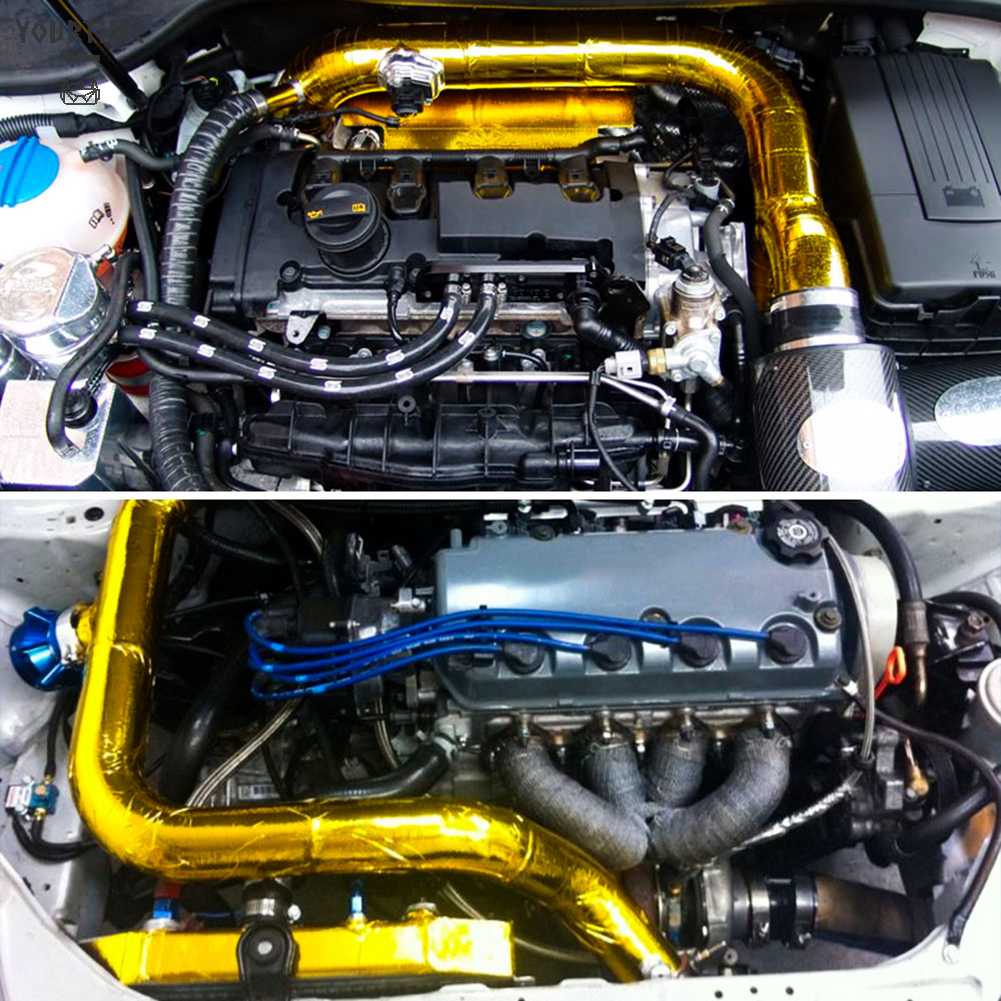 Cuộn Băng Keo Cách Nhiệt Màu Vàng 33Ftx2 inch Chuyên Dụng Cho Ống Xả Khí