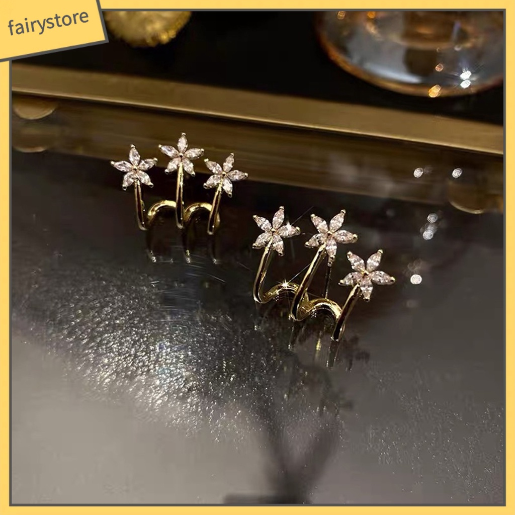 [FRO] 1 Đôi Bông Tai Xỏ Lỗ Tai Chống Mài Mòn Dễ Sử Dụng Và Bắt Mắt Sang Trọng Mỗi Ngày